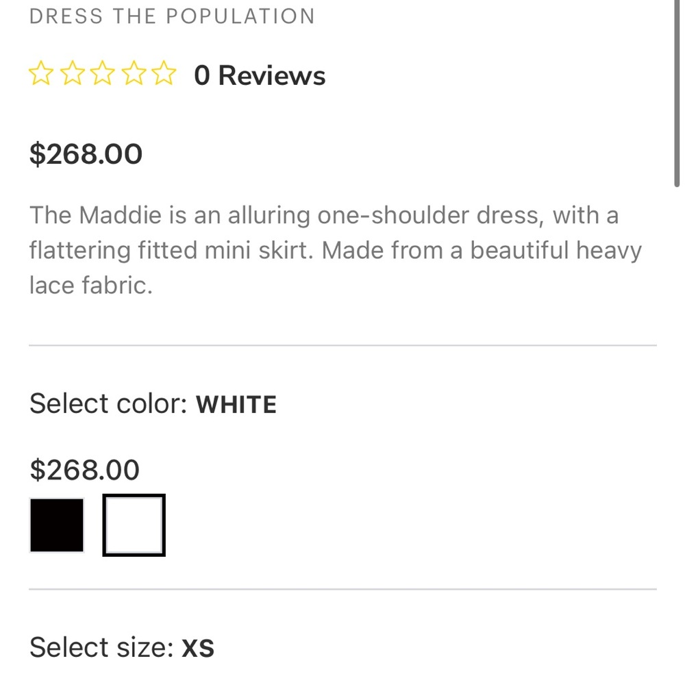 🔥 HOST PICK 🔥 DRESS THE POPULATION Maddie 3D floral Dress size Small - Picture 4 of 8
